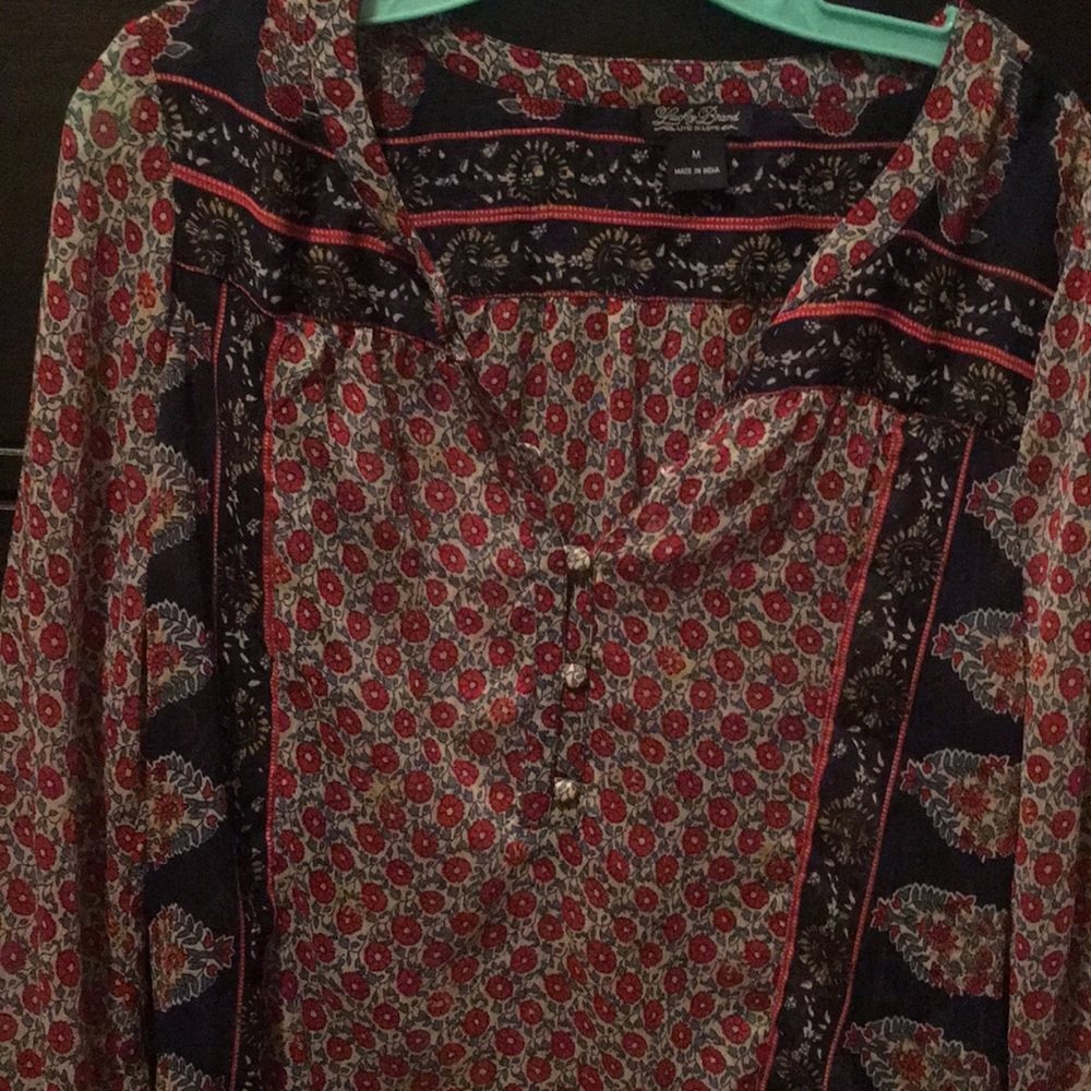 Lucky Brand bohemian blous